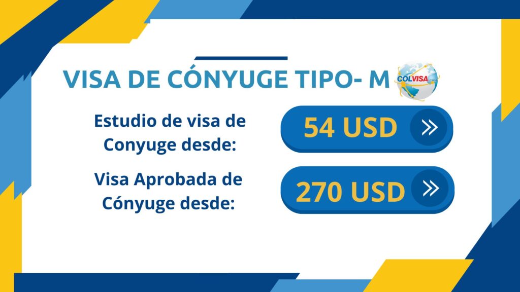 Cuanto vale la visa de Cónyuge 