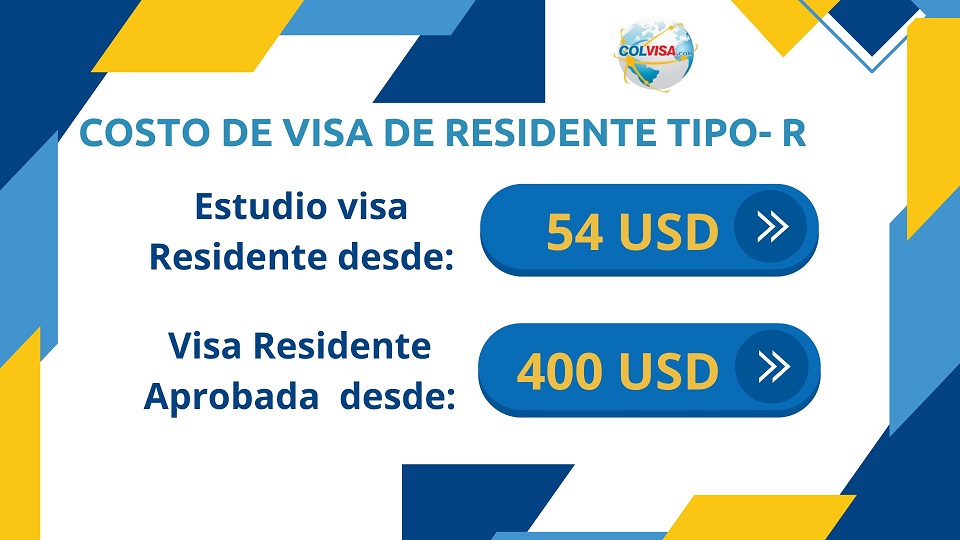 COSTO VISA DE RESIDENTE COLOMBIA