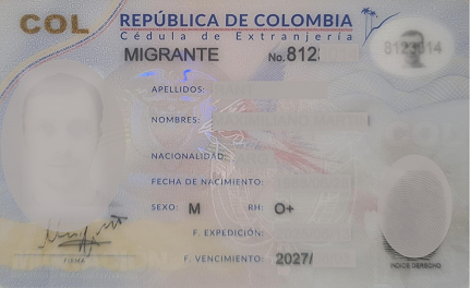 Nueva Cédula de Extranjería