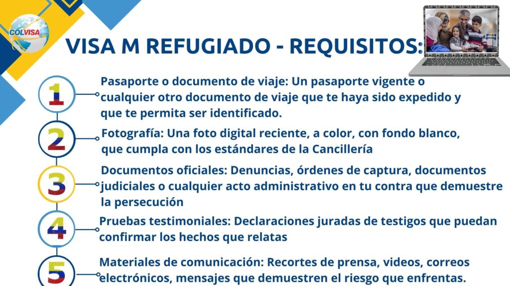 Refugio en colombia requisitos