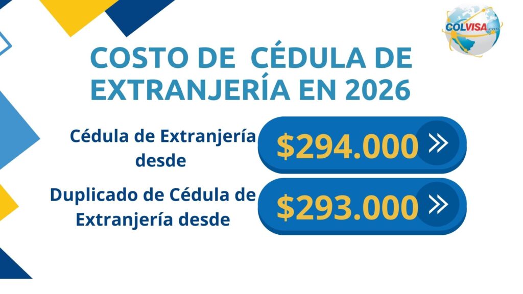 CÉDULA DE EXTRANJERÍA 2026